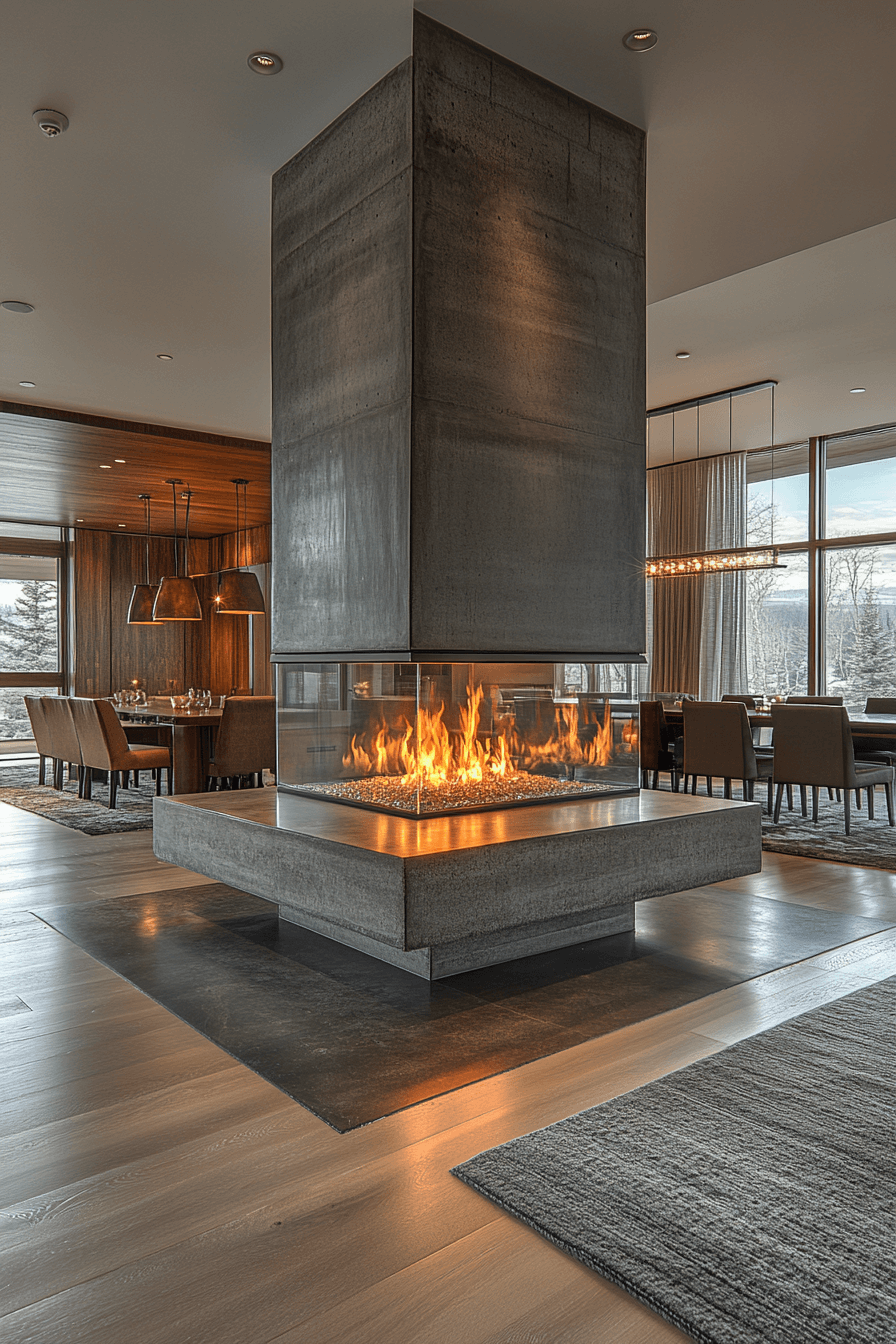 modern fireplace ideas