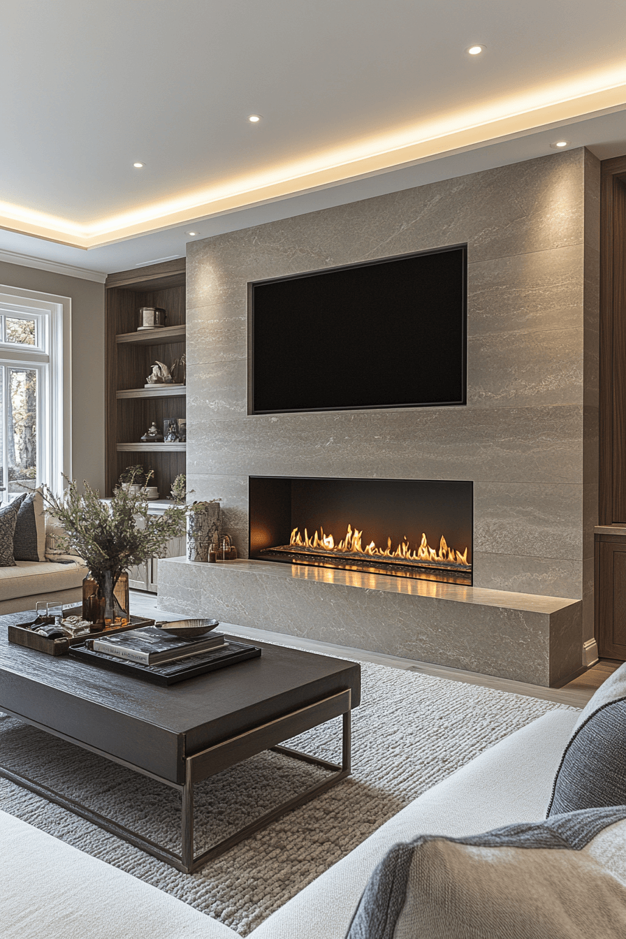 modern fireplace ideas