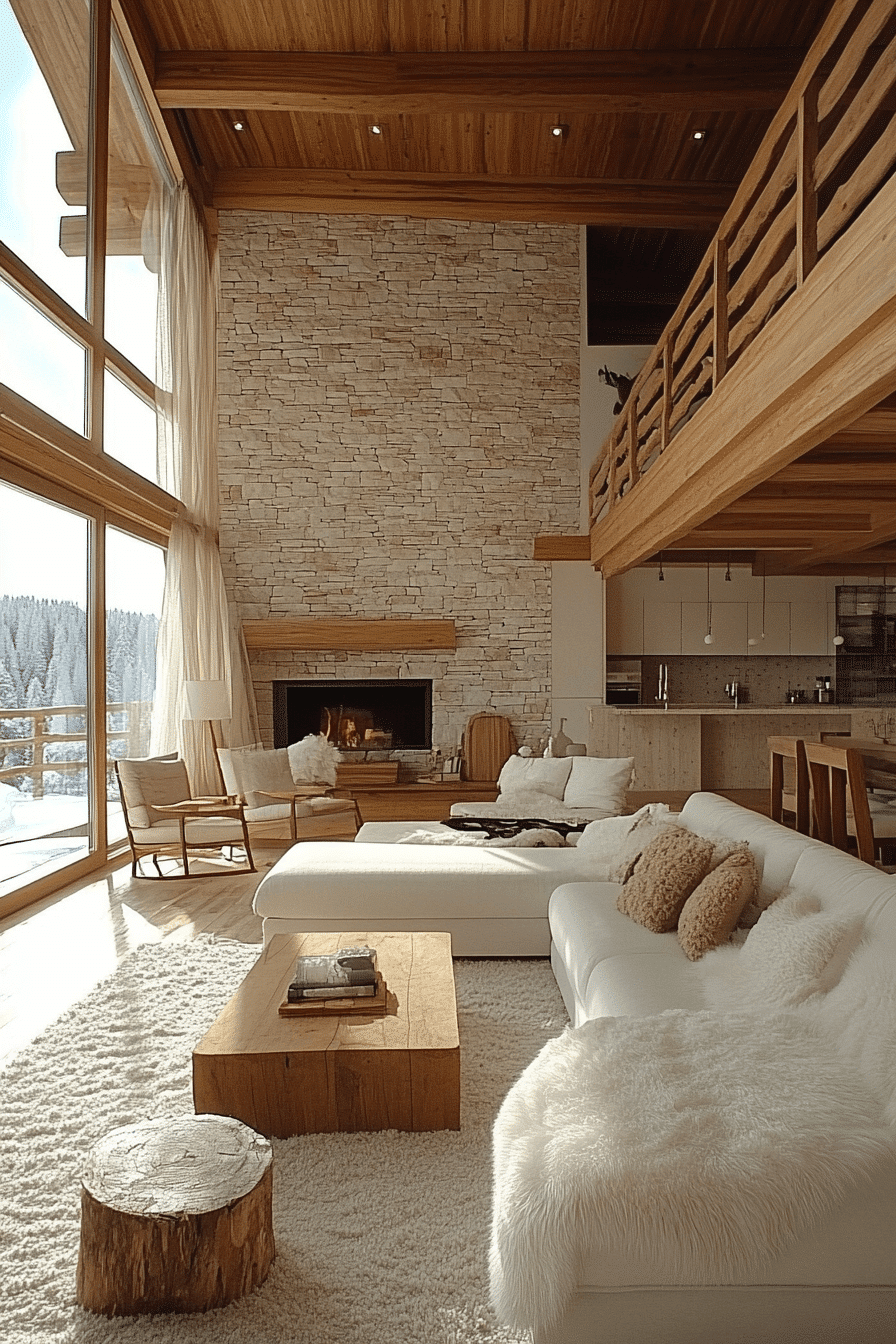 29 Log Home Interiors for a Harmonious Design That Brings Nature to ...