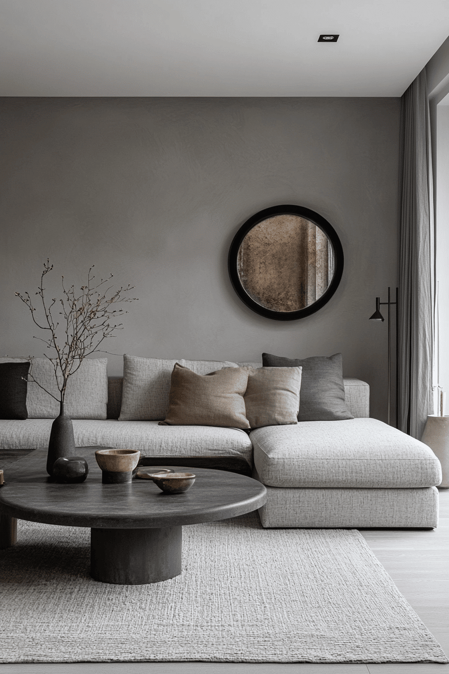 29 Grey Minimalist Living Room Ideas to Achieve a Bold Yet Simple ...