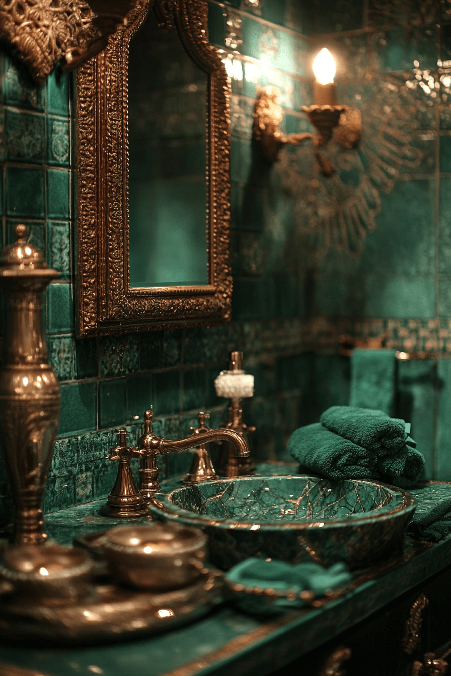 monochromatic bathroom