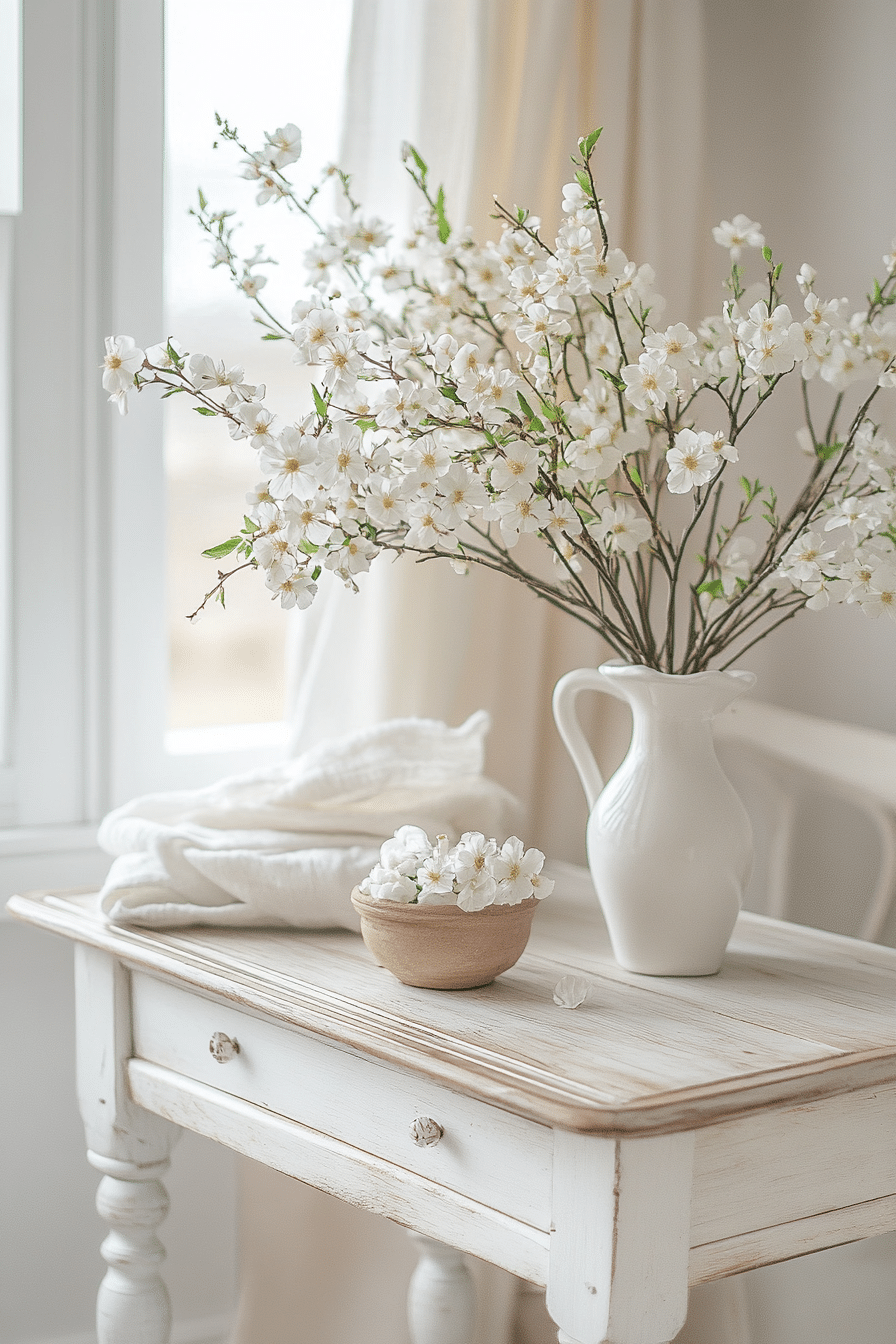 monochromatic home decor
