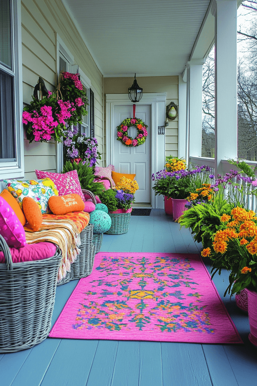 29 Easter Porch Decor Ideas That Make Your Entryway Shine - My Elegant Home