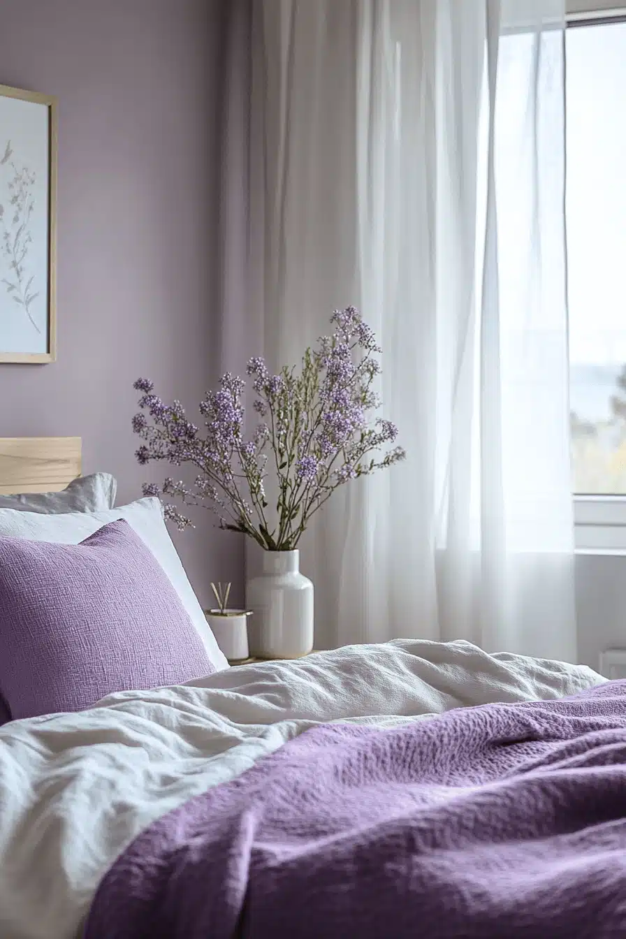 29 Purple Earthy Bedroom Ideas To Design A Beautiful And Peaceful Space 