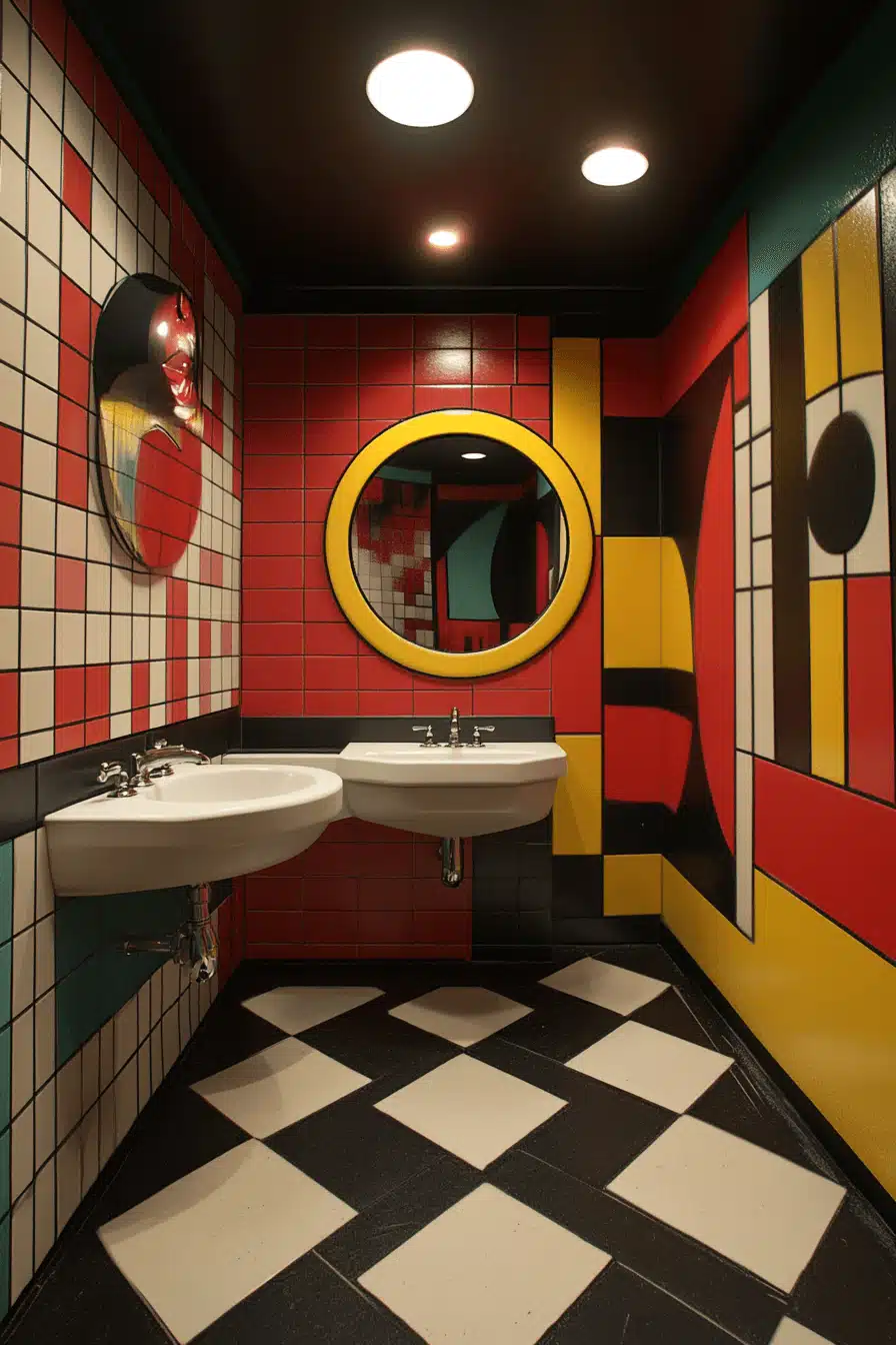 retro bathrooms