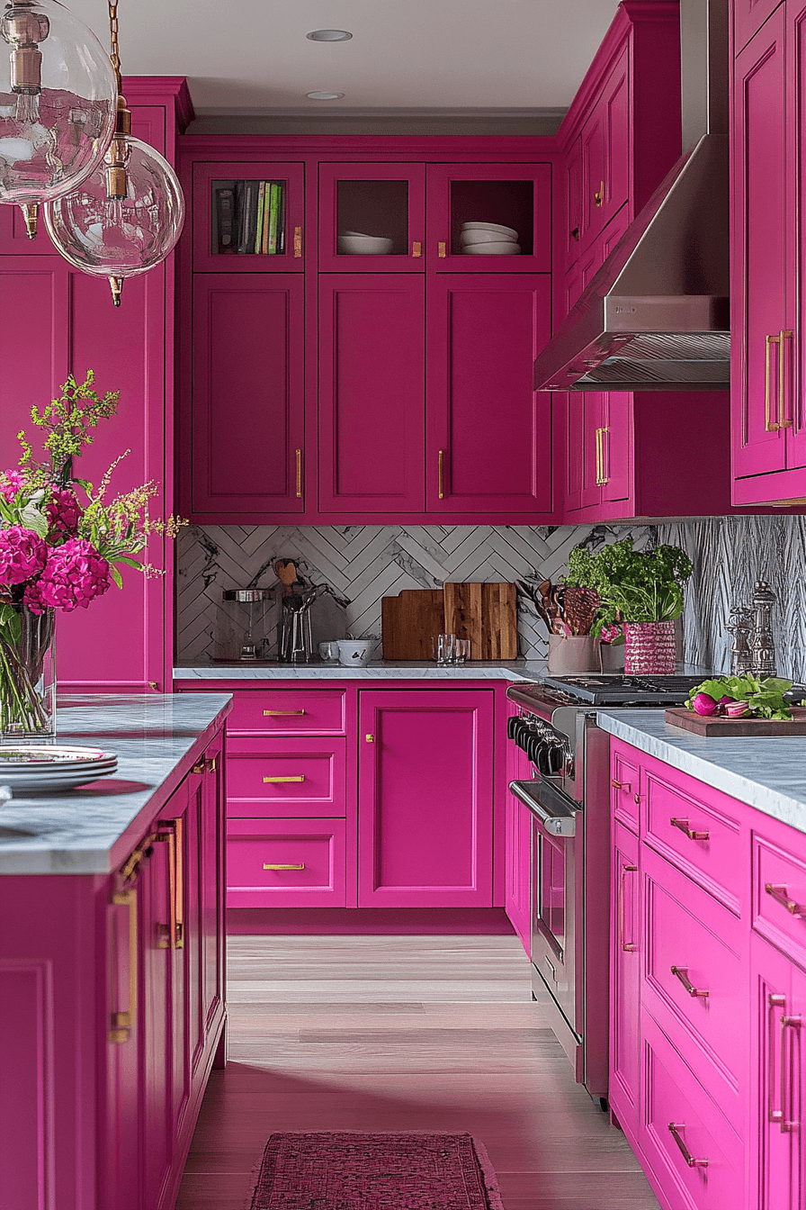 29 Pink Kitchen Ideas Decor to Brighten Your Culinary Space with Cheer ...