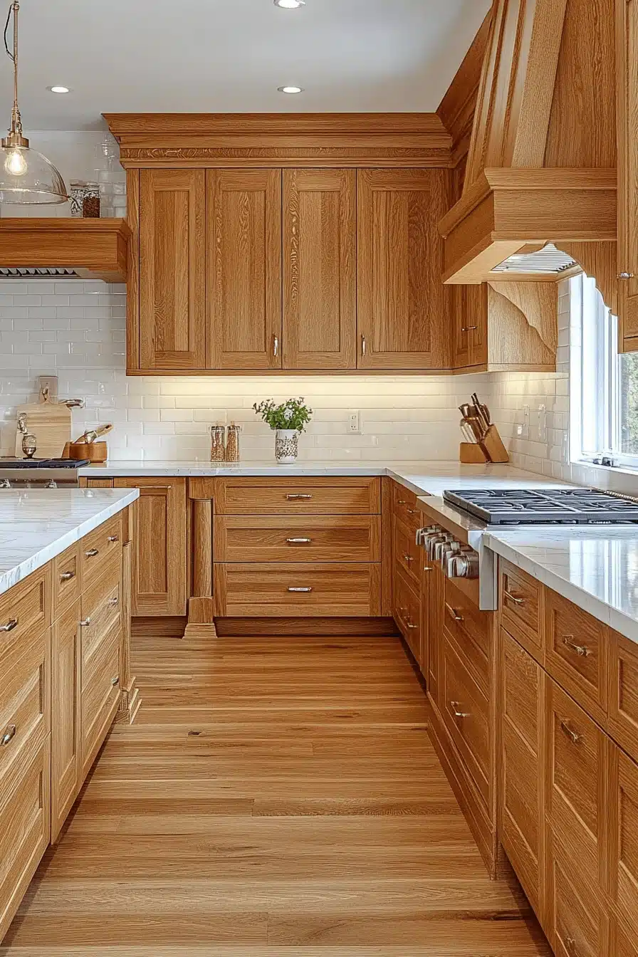 29 Honey Oak Kitchen Cabinets Ideas for a Sunny and Stylish Update - My ...