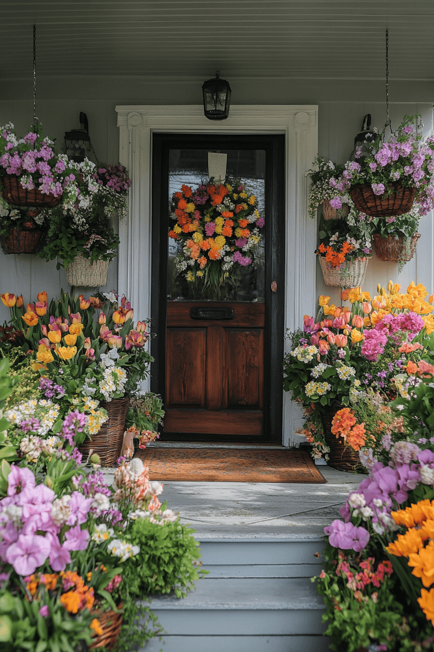 29 Easter Porch Decor Ideas That Make Your Entryway Shine - My Elegant Home