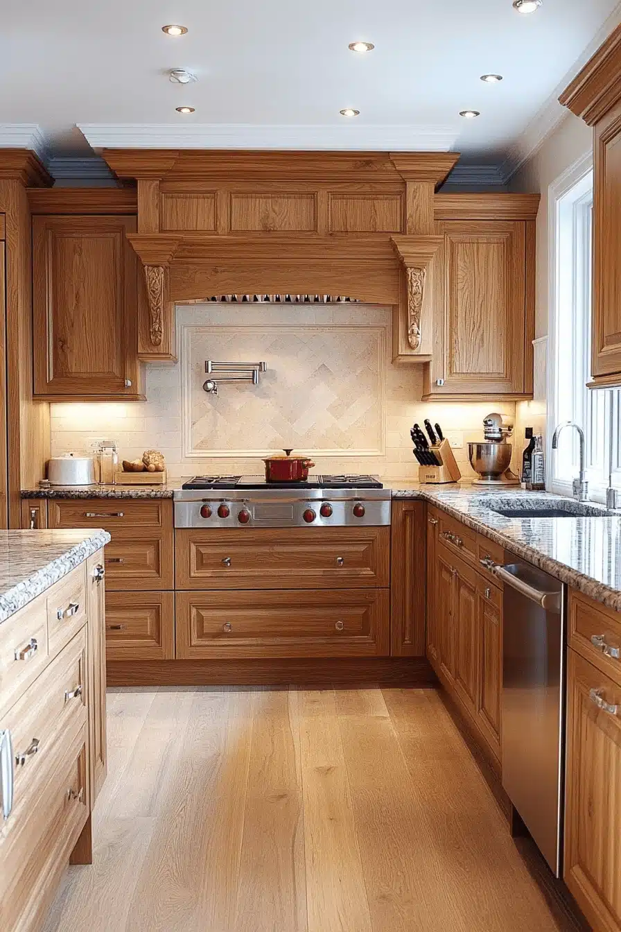 29 Honey Oak Kitchen Cabinets Ideas for a Sunny and Stylish Update - My ...