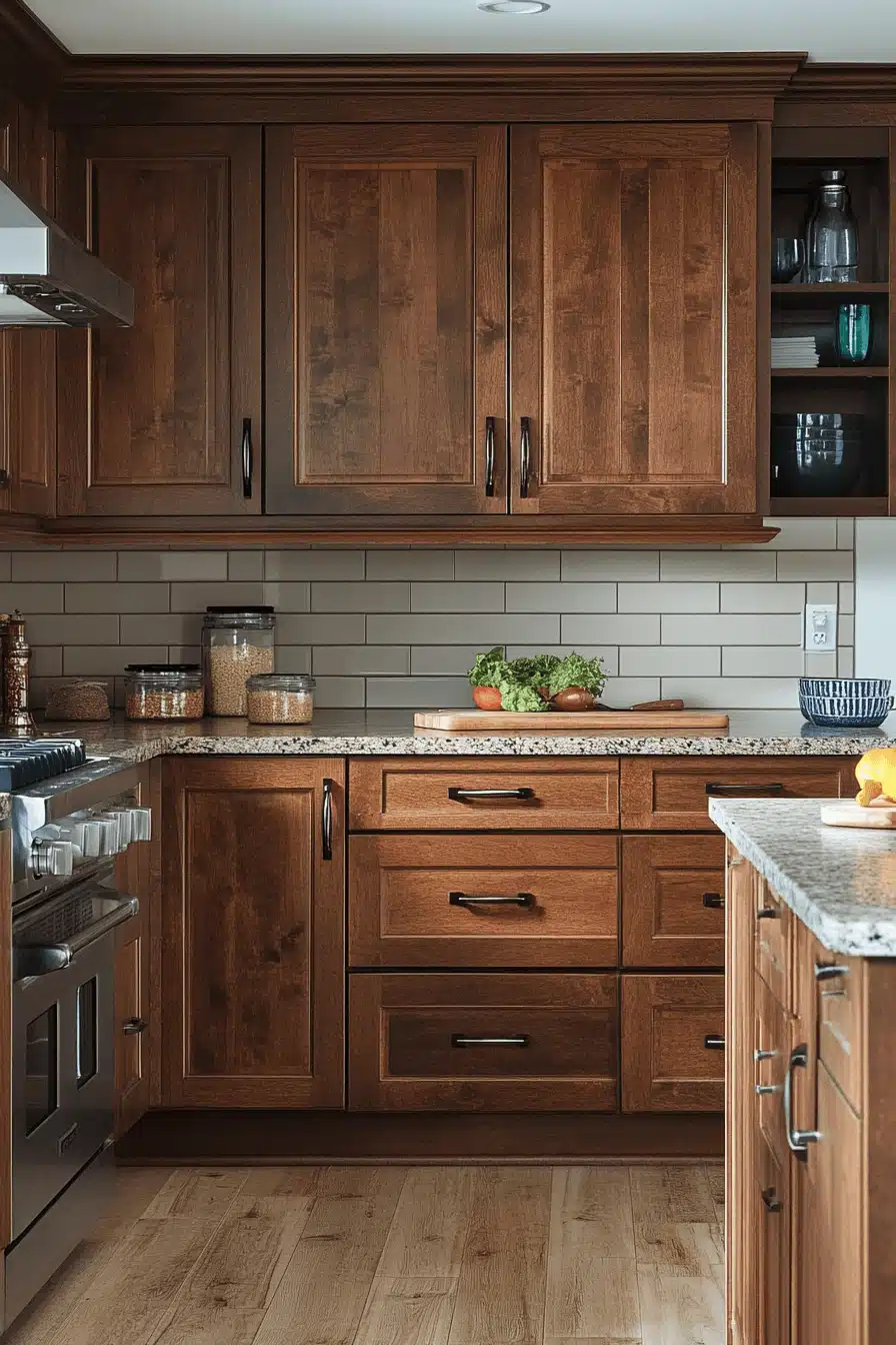 29 Dark Wood Kitchen Cabinets Ideas for a Sophisticated and Homey Vibe ...