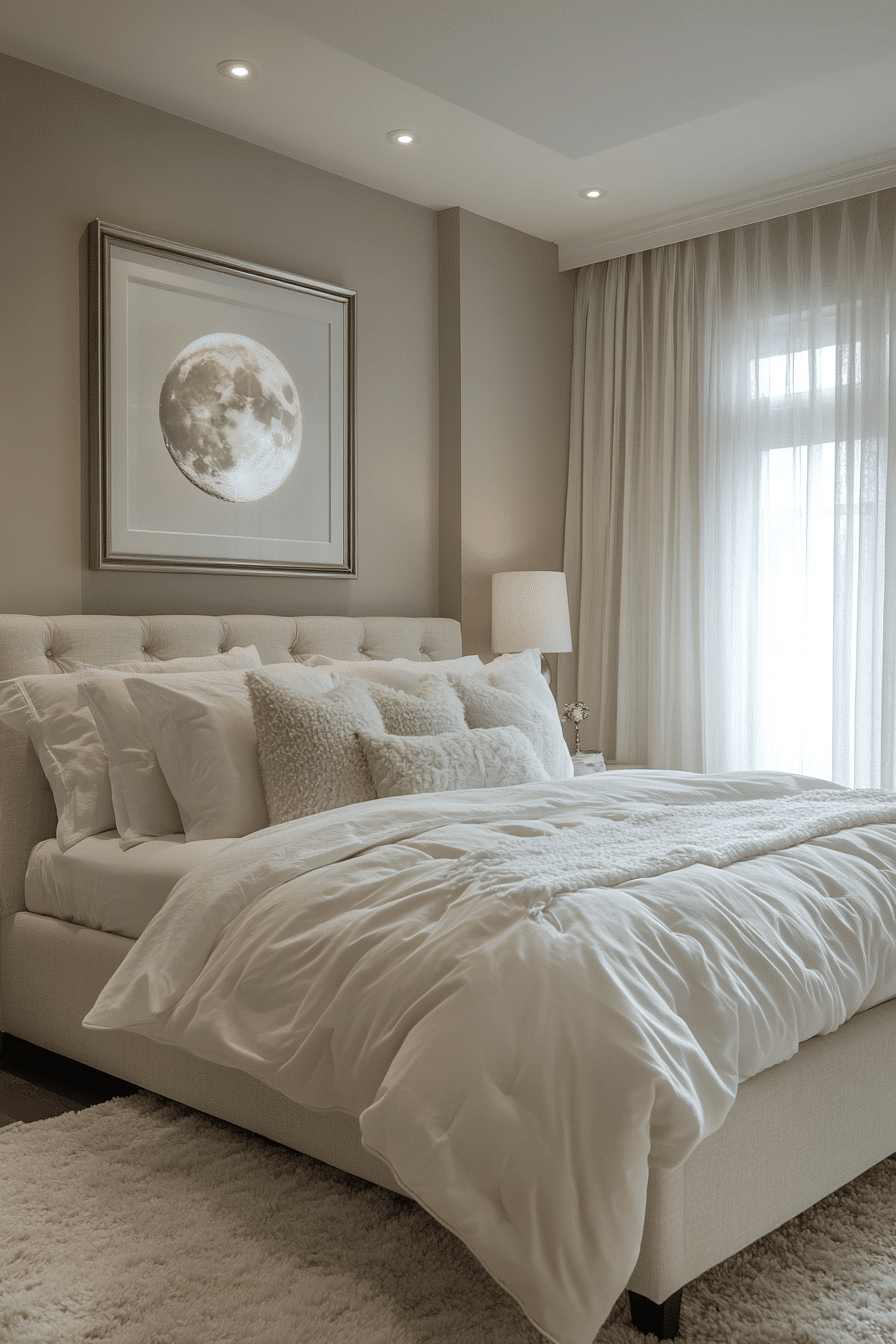 29 White Aesthetic Bedroom Ideas That Radiate Calm and Comfort - My ...