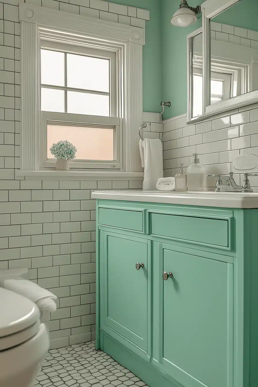 retro bathrooms
