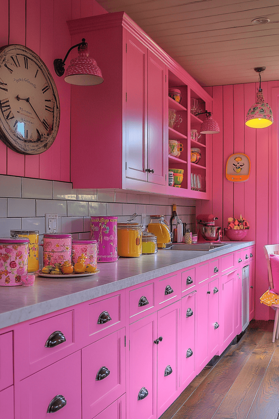 29 Pink Kitchen Ideas Decor to Brighten Your Culinary Space with Cheer ...