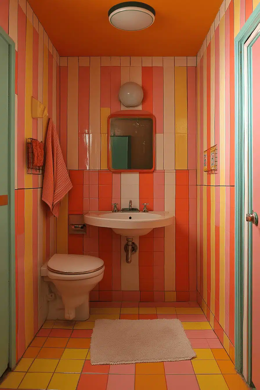 retro bathrooms