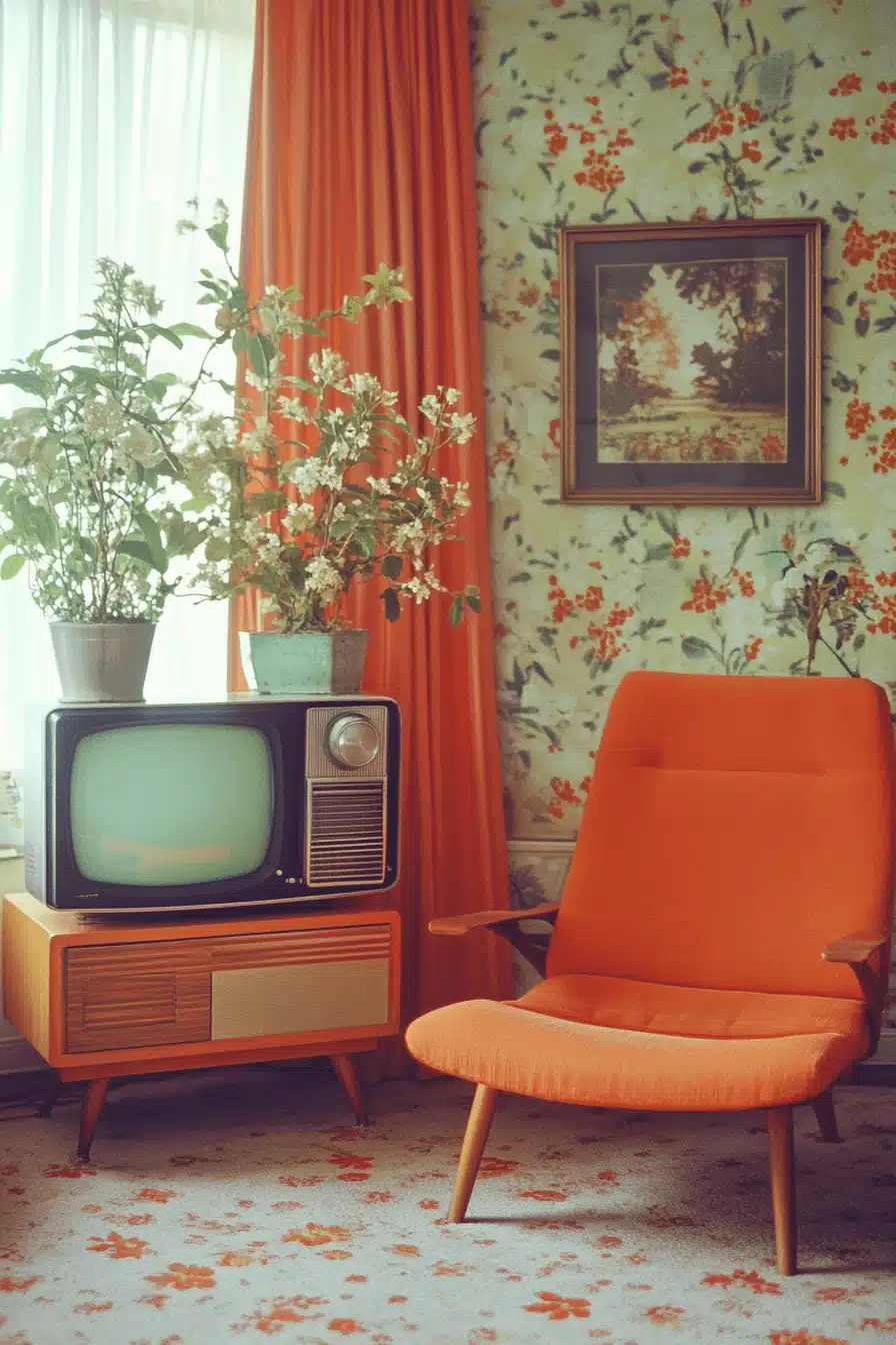 29 Retro Living Rooms Ideas to Make a Statement with Bold Colors and ...