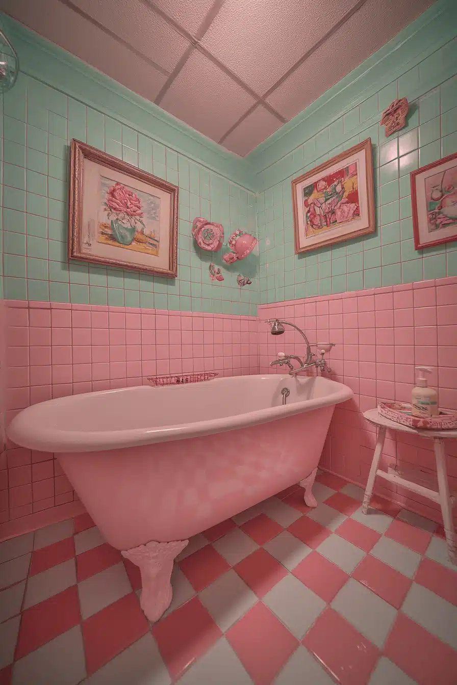retro bathrooms