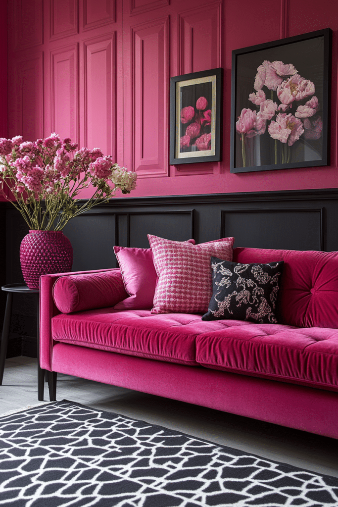 29 Pink Living Room Ideas That Make a Bold Yet Beautiful Statement - My ...