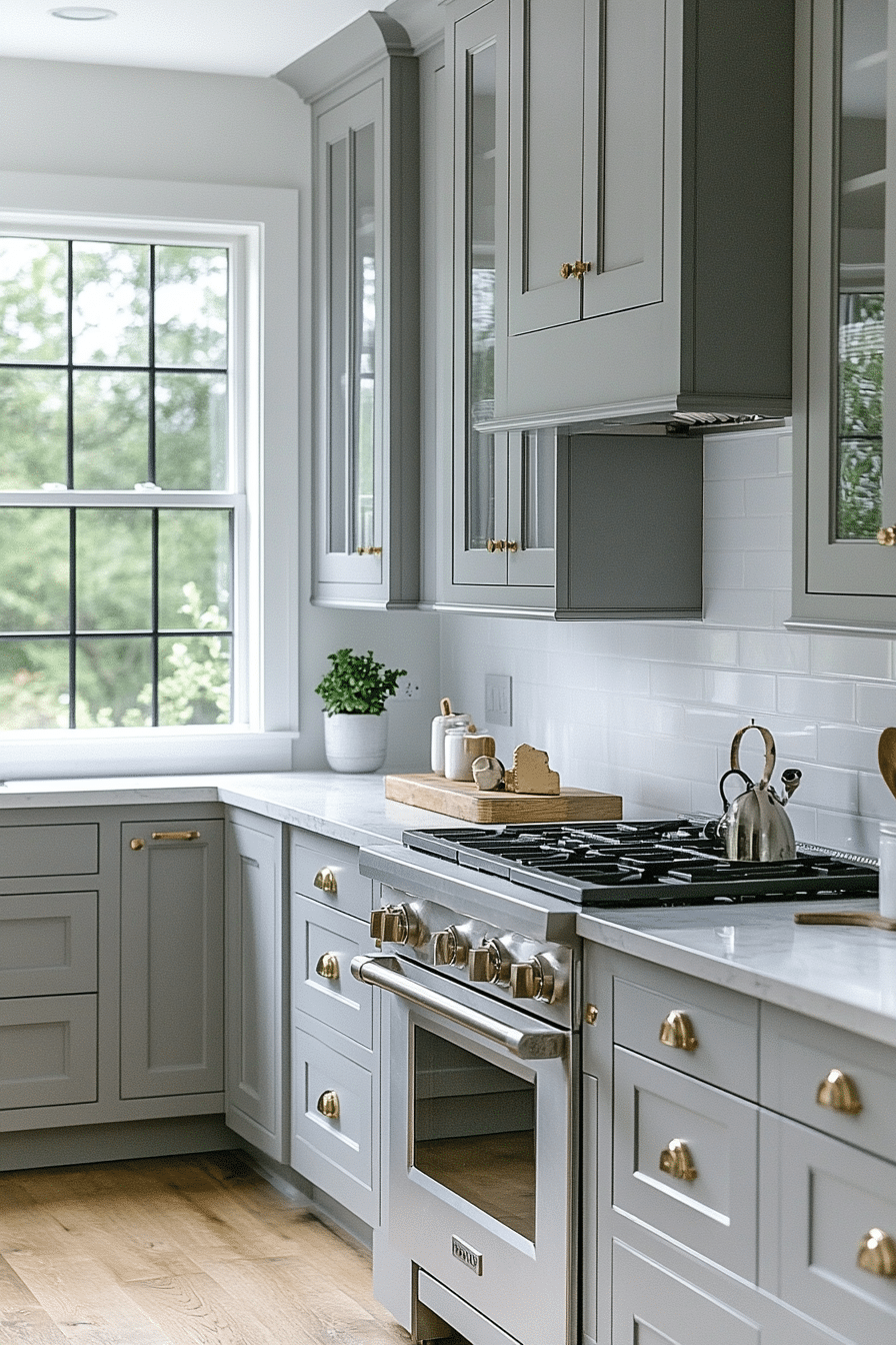 Gray Kitchen Cabinets