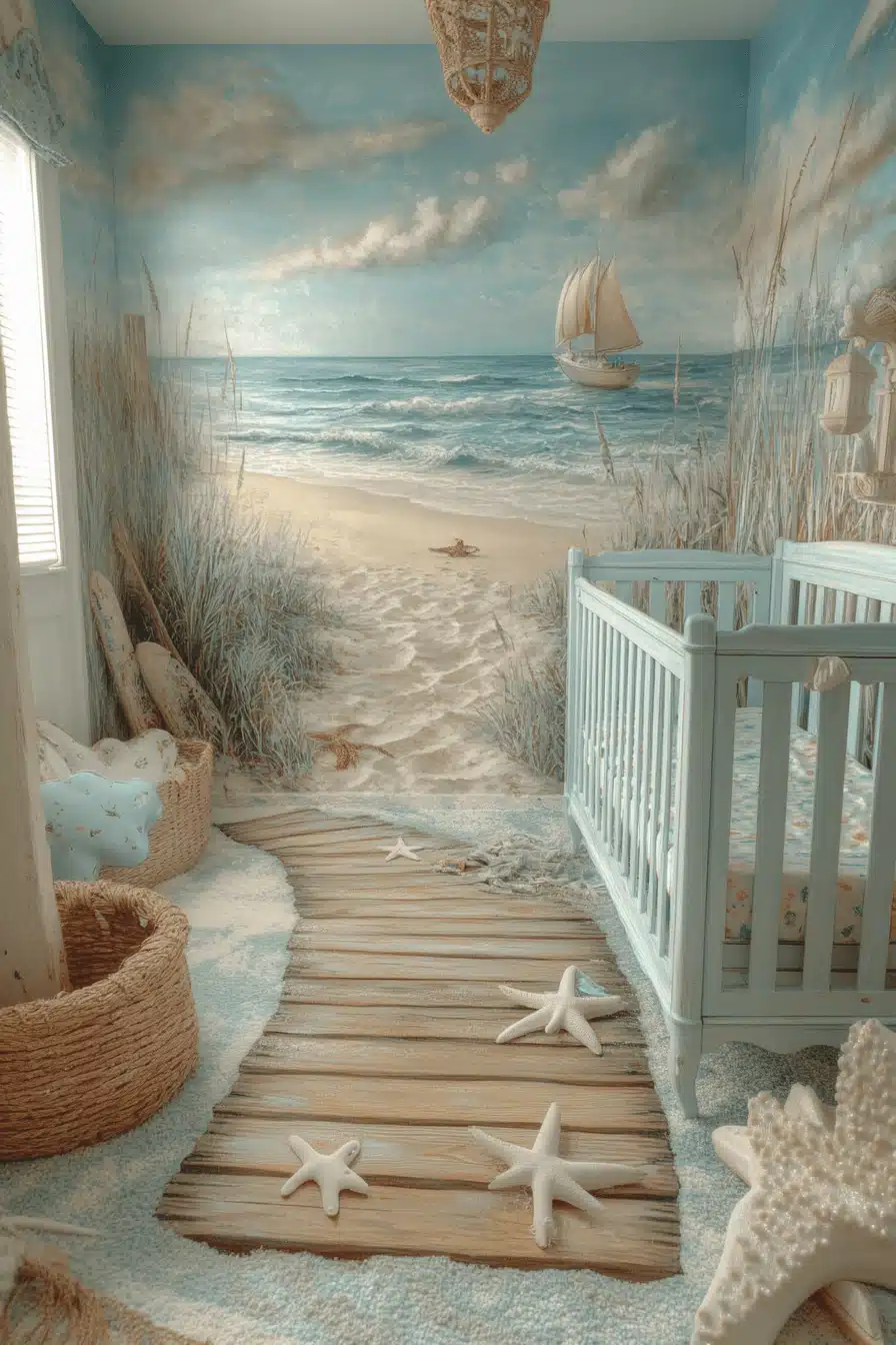 Coastal Baby Room