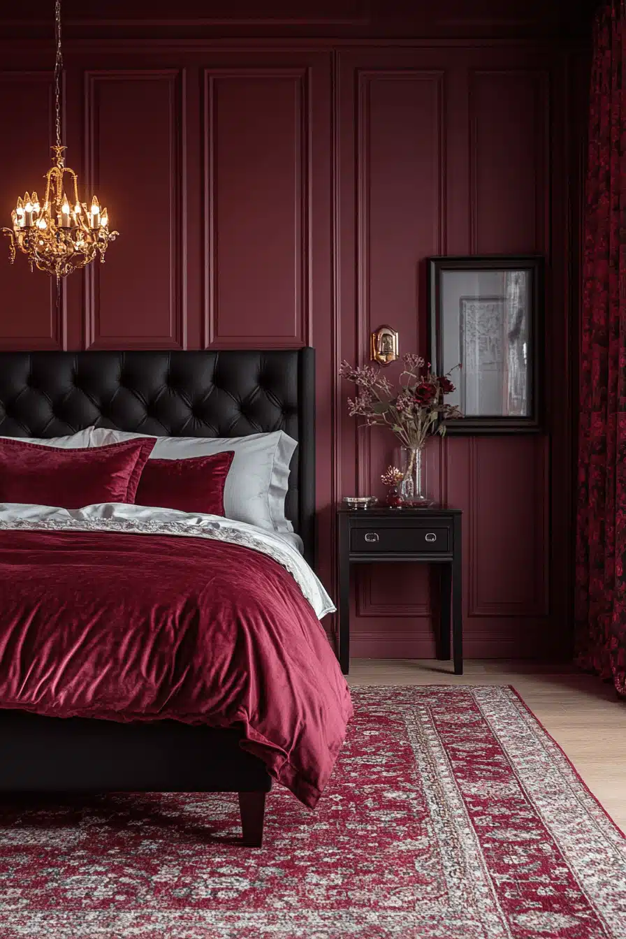 moody romantic bedroom