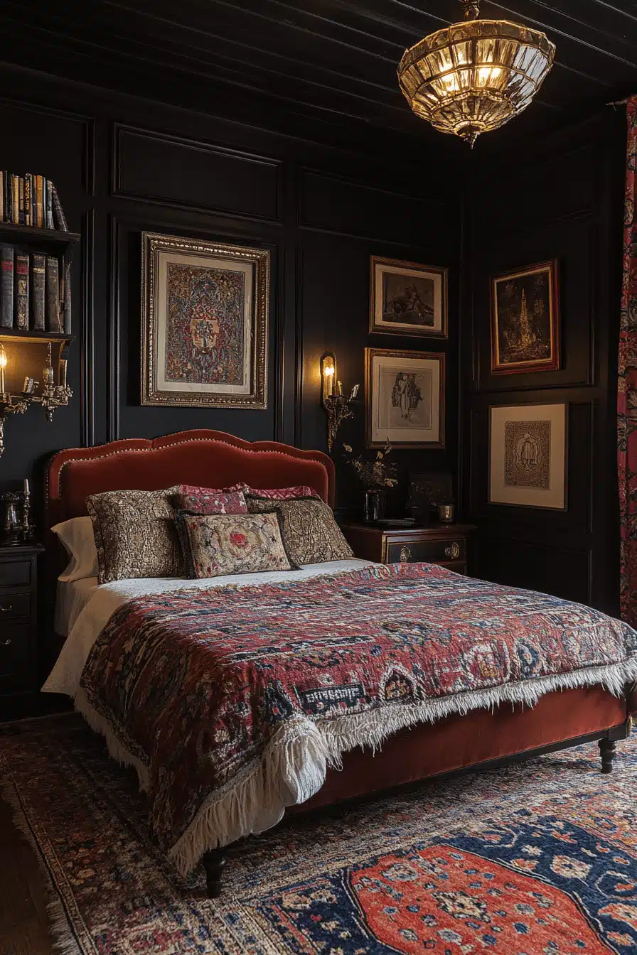 boho vintage bedroom