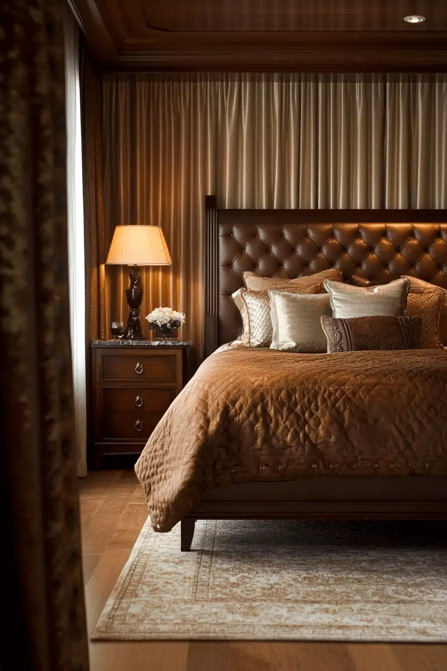 moody bedroom