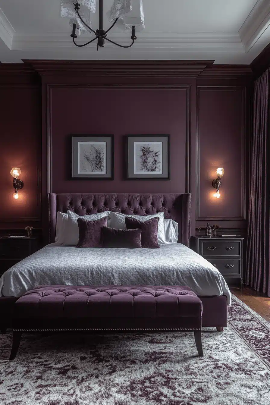 moody romantic bedroom