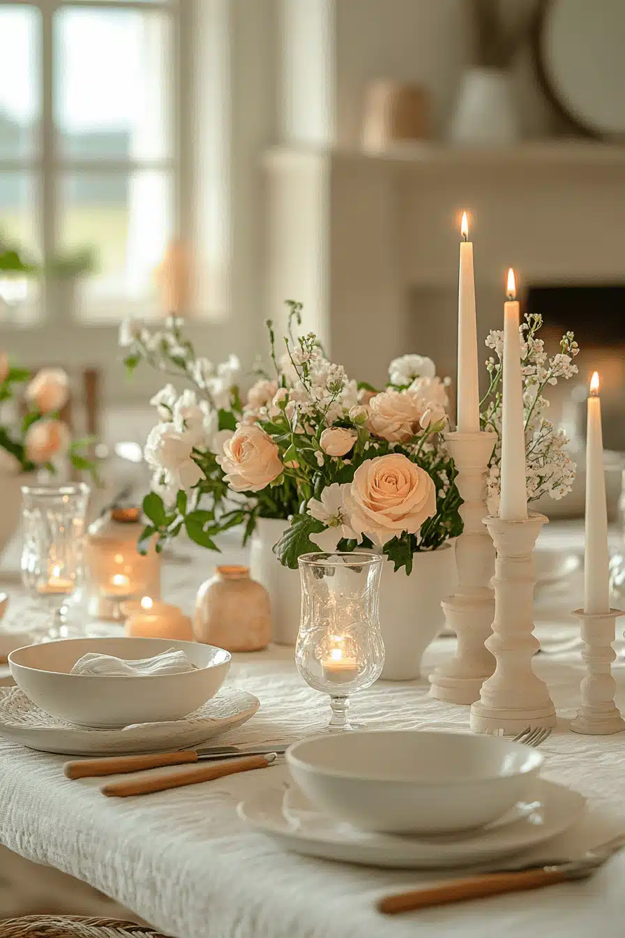 neutral spring home decor ideas