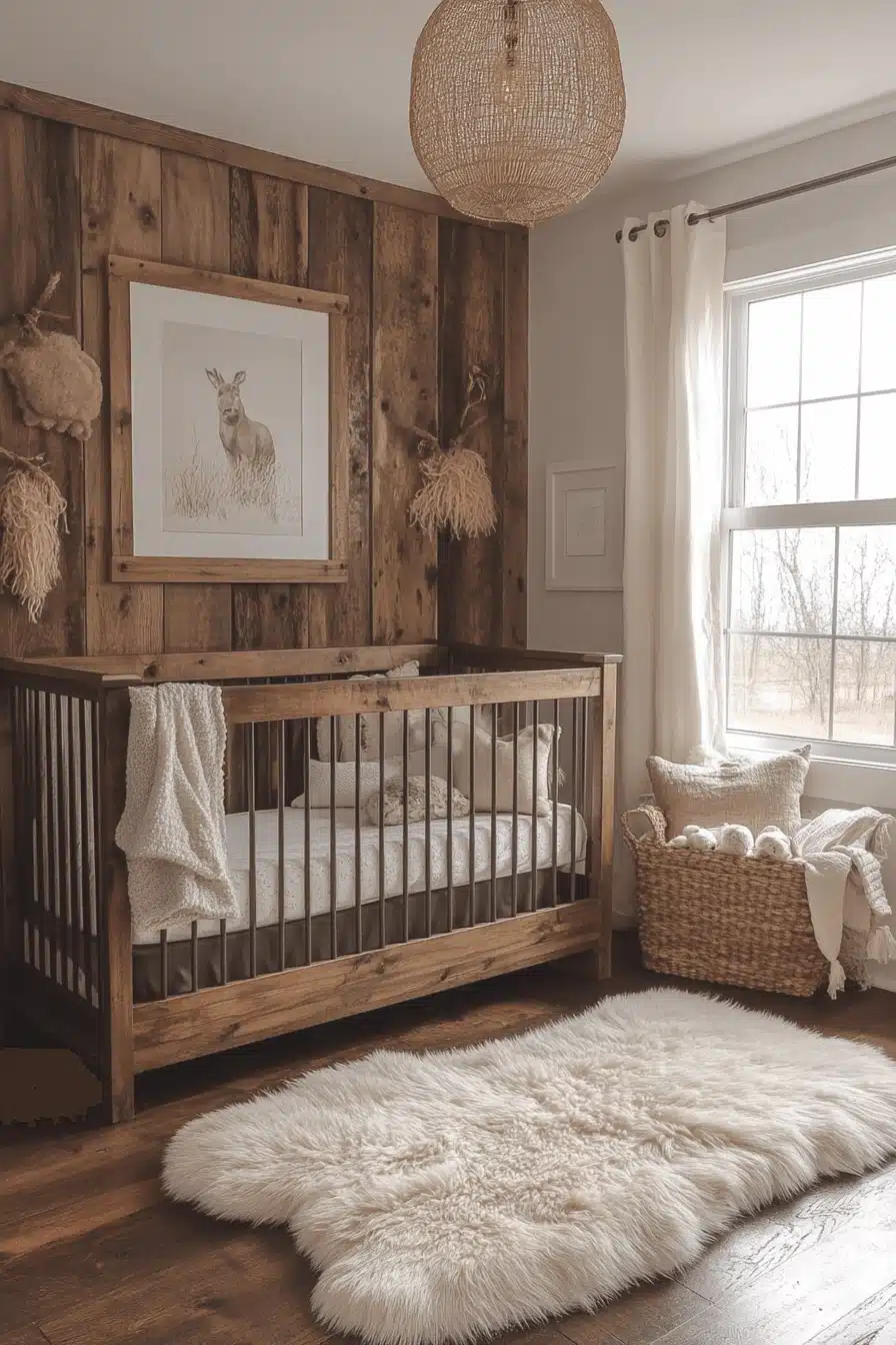 Rustic Farmhouse Baby Room