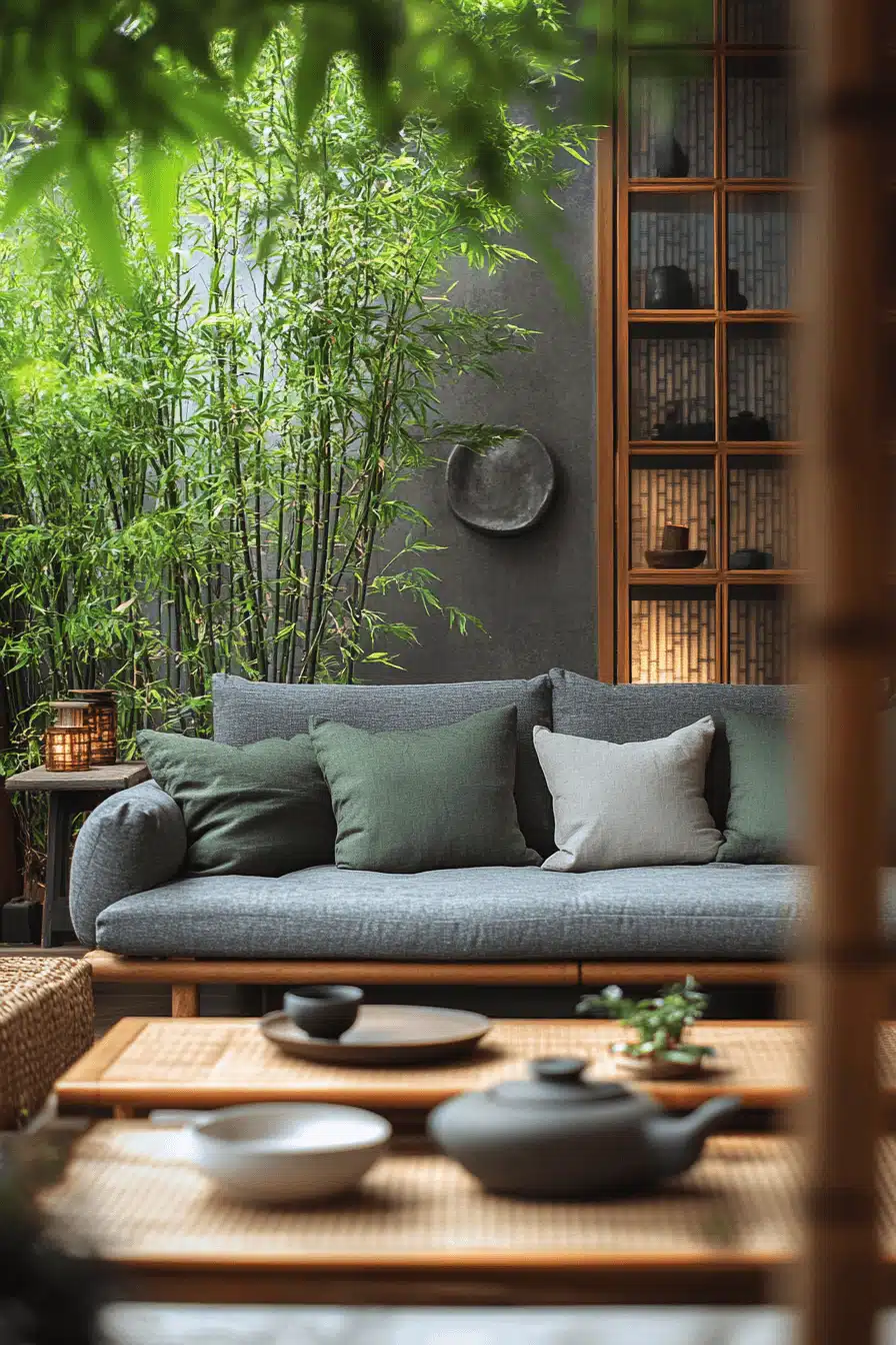 Grey couch aesthetic