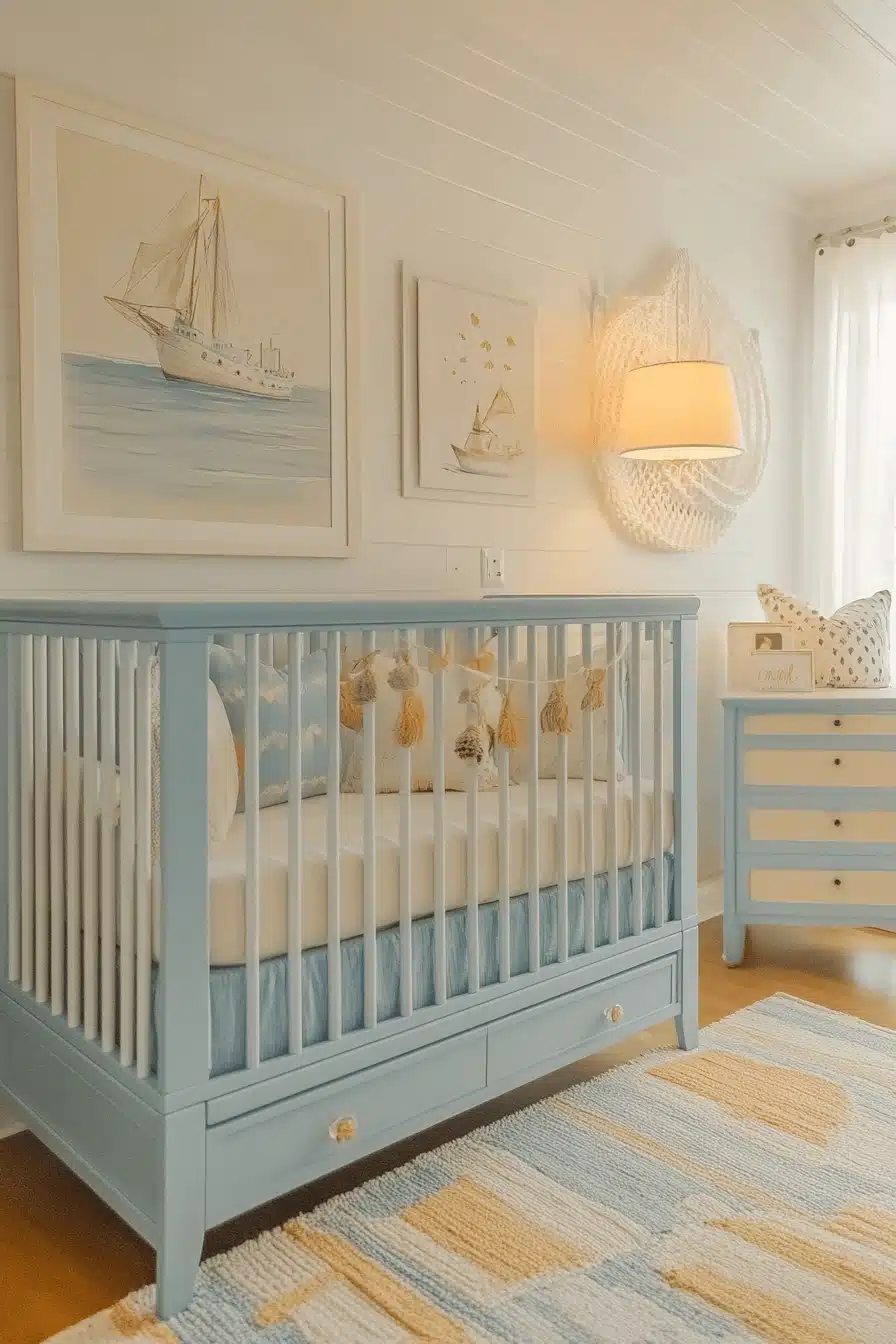 Coastal Baby Room