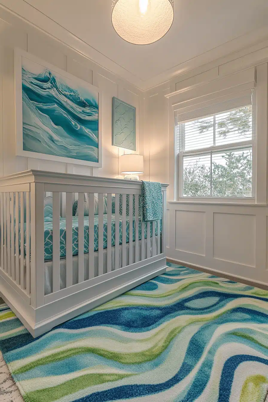 Coastal Baby Room