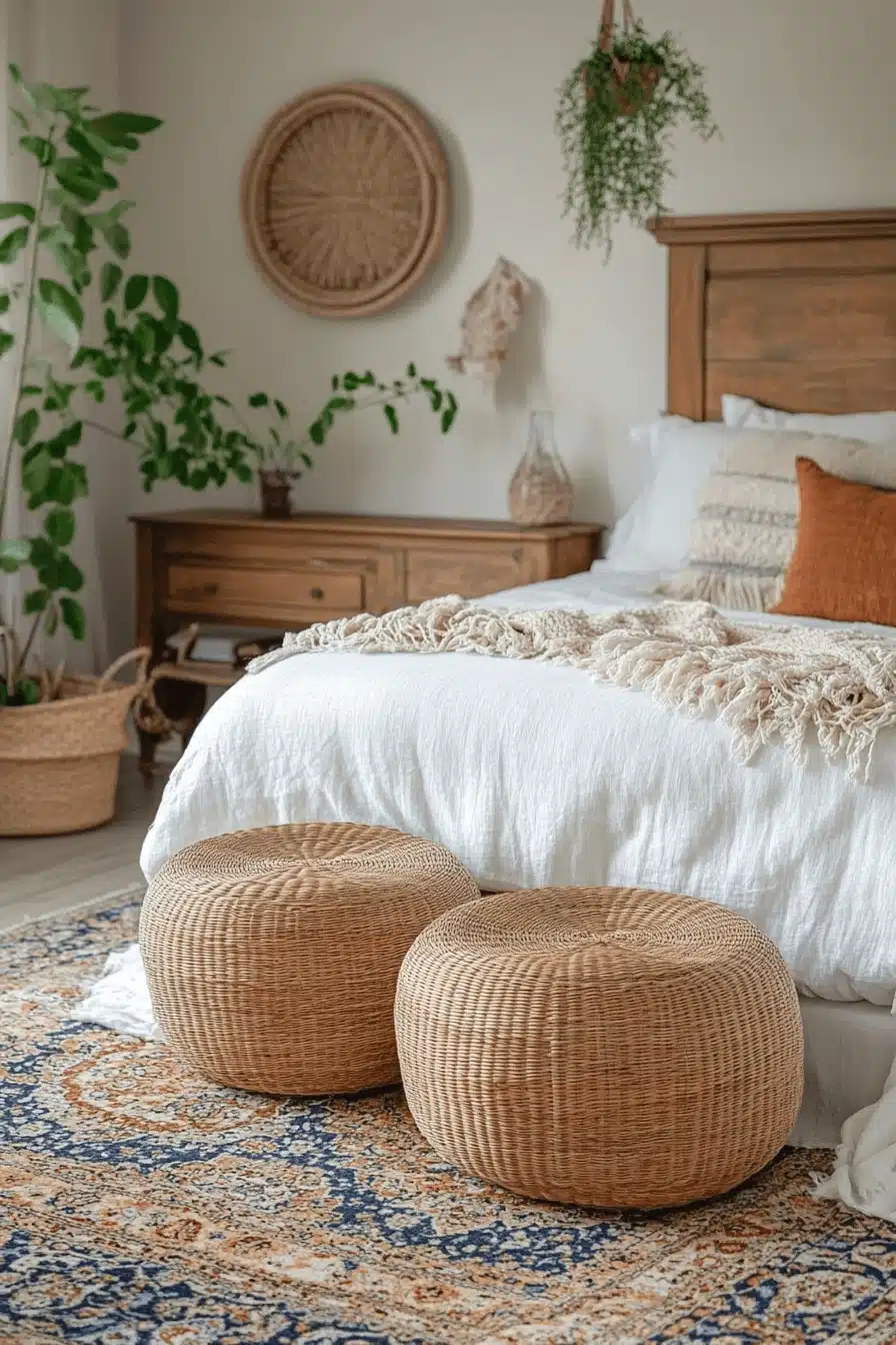 boho vintage bedroom