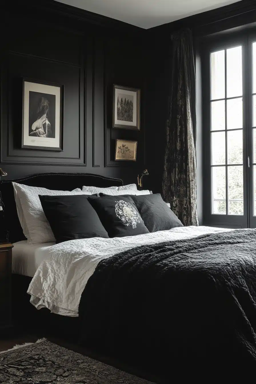 moody romantic bedroom
