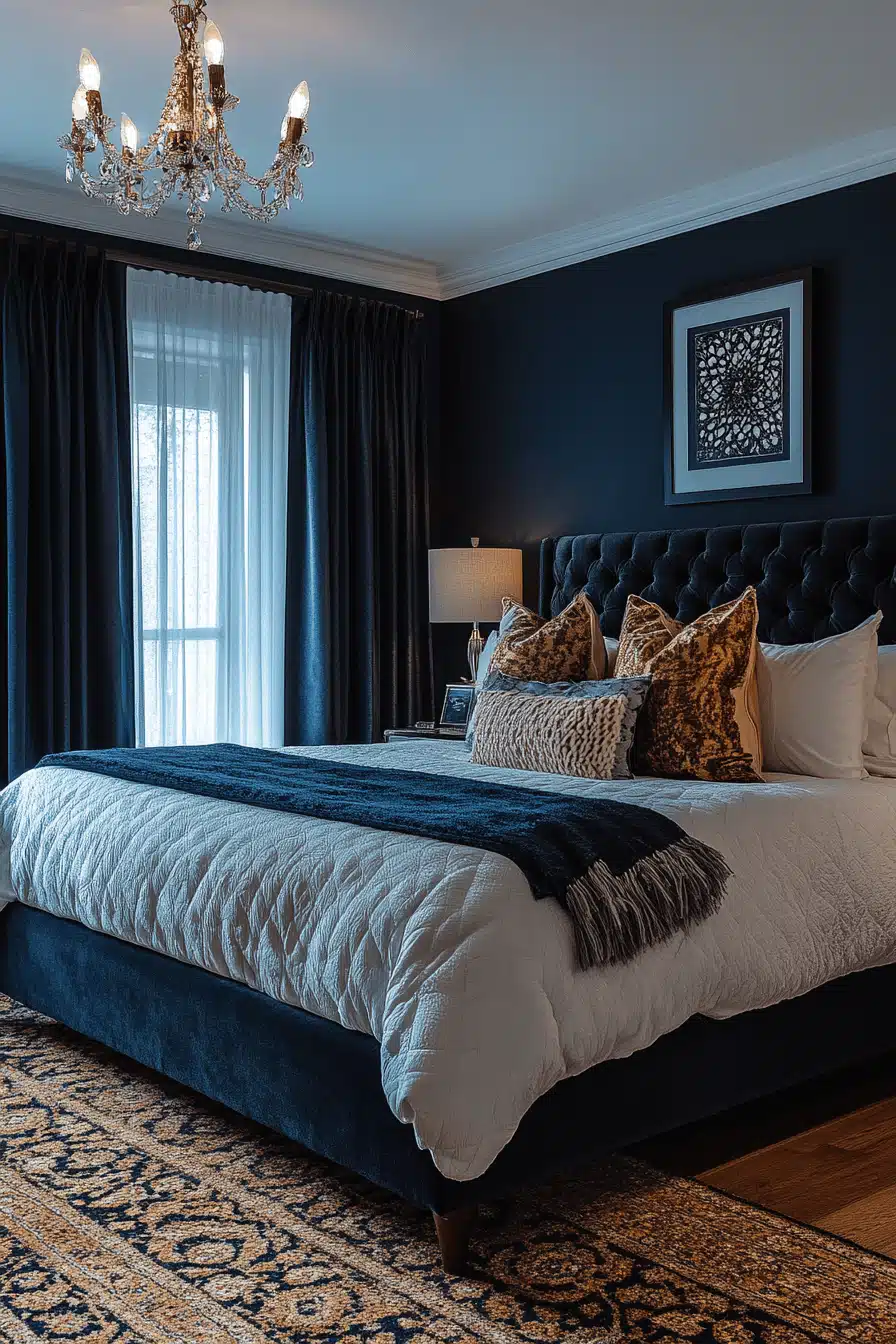 moody romantic bedroom