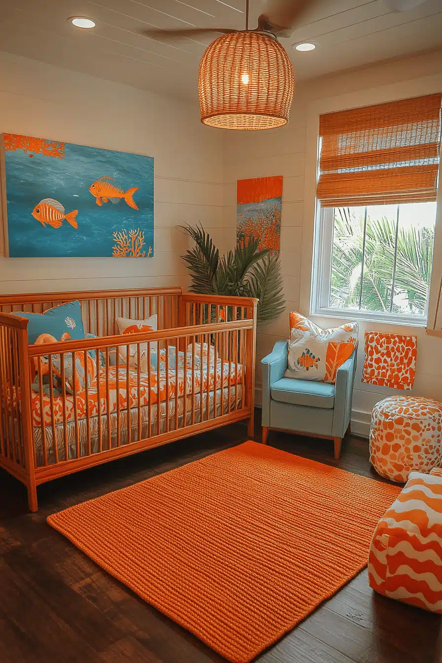 Coastal Baby Room