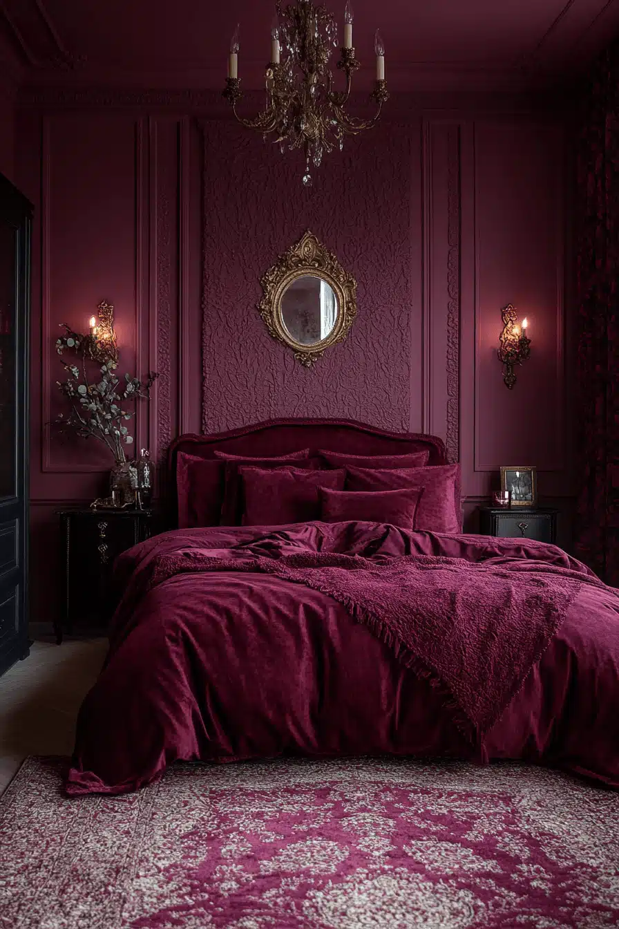 moody bedroom
