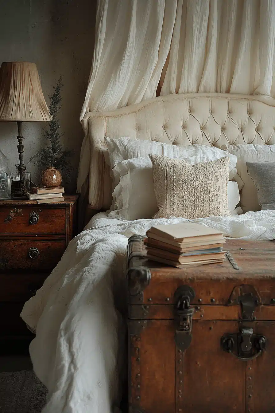 boho vintage bedroom