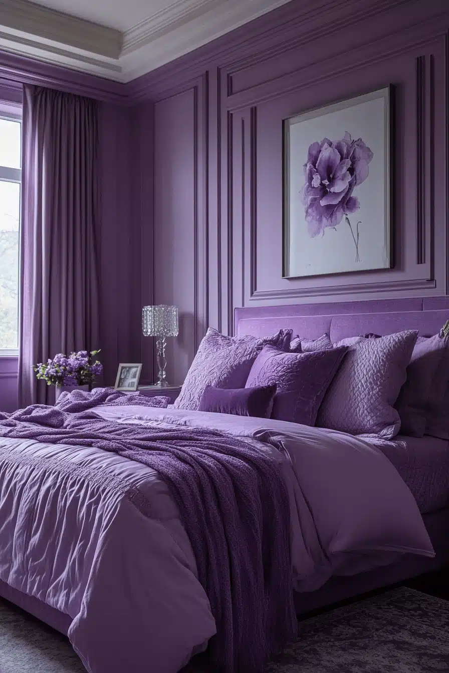 moody bedroom