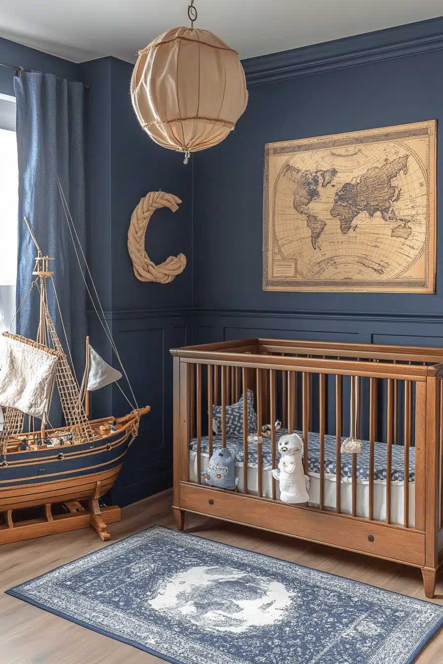 Coastal Baby Room