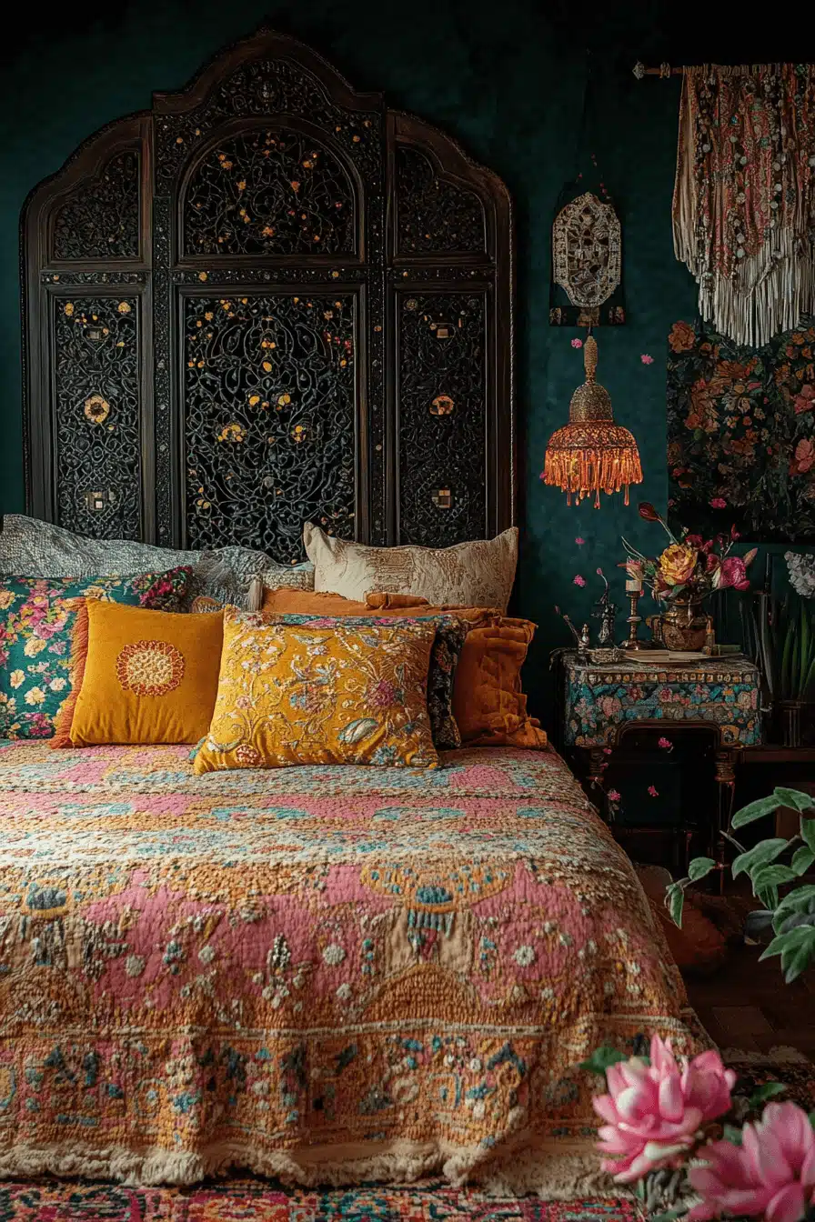 boho gothic bedroom