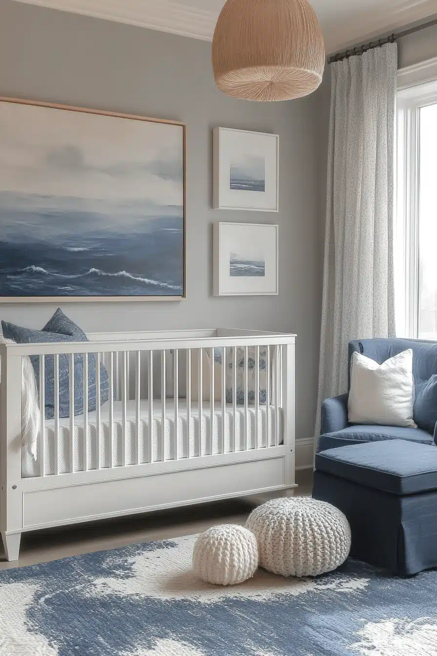 Coastal Baby Room