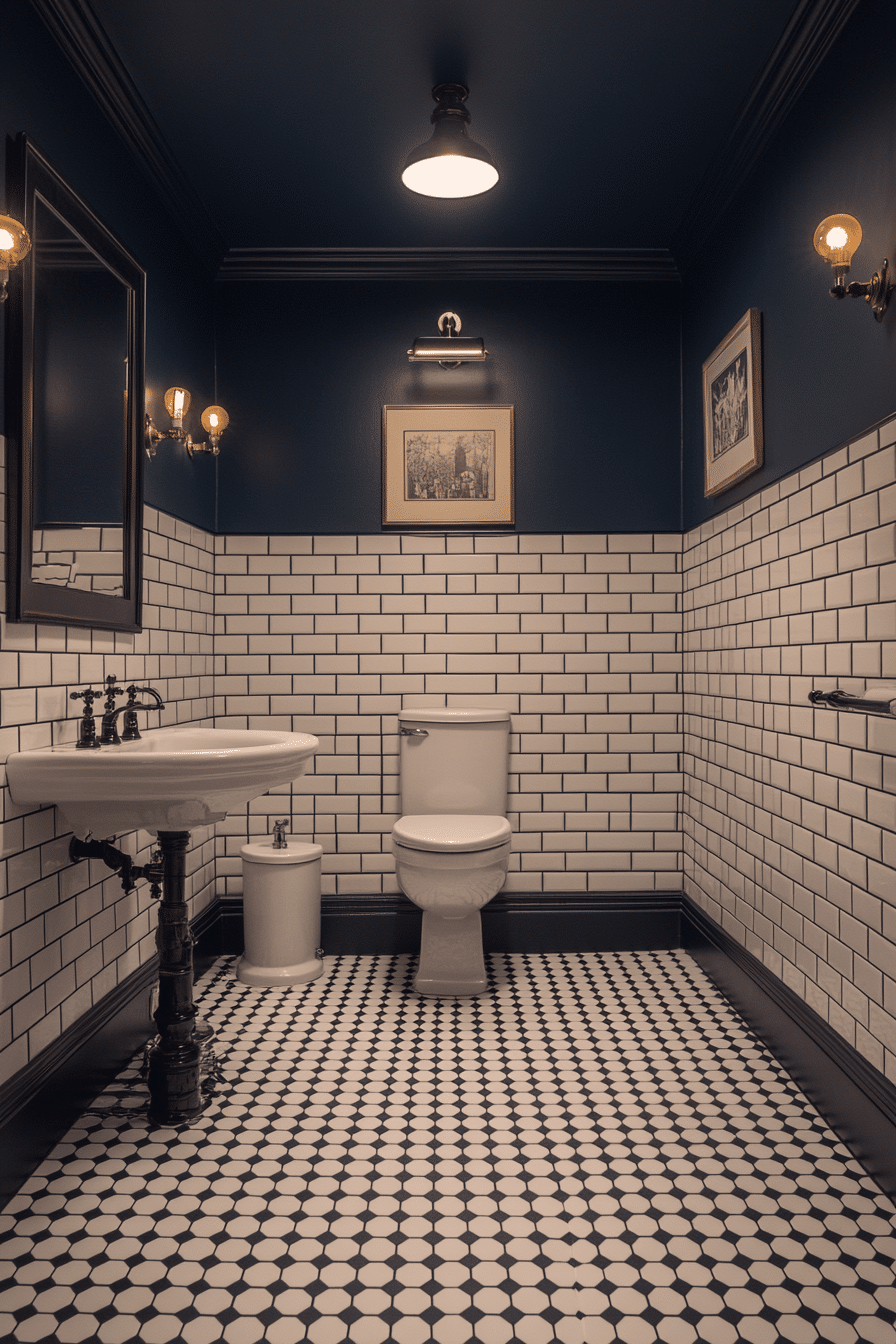 retro bathrooms