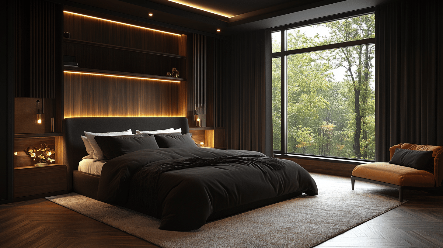 29 Moody Bedroom Designs That Balance Darkness with Elegance - My ...