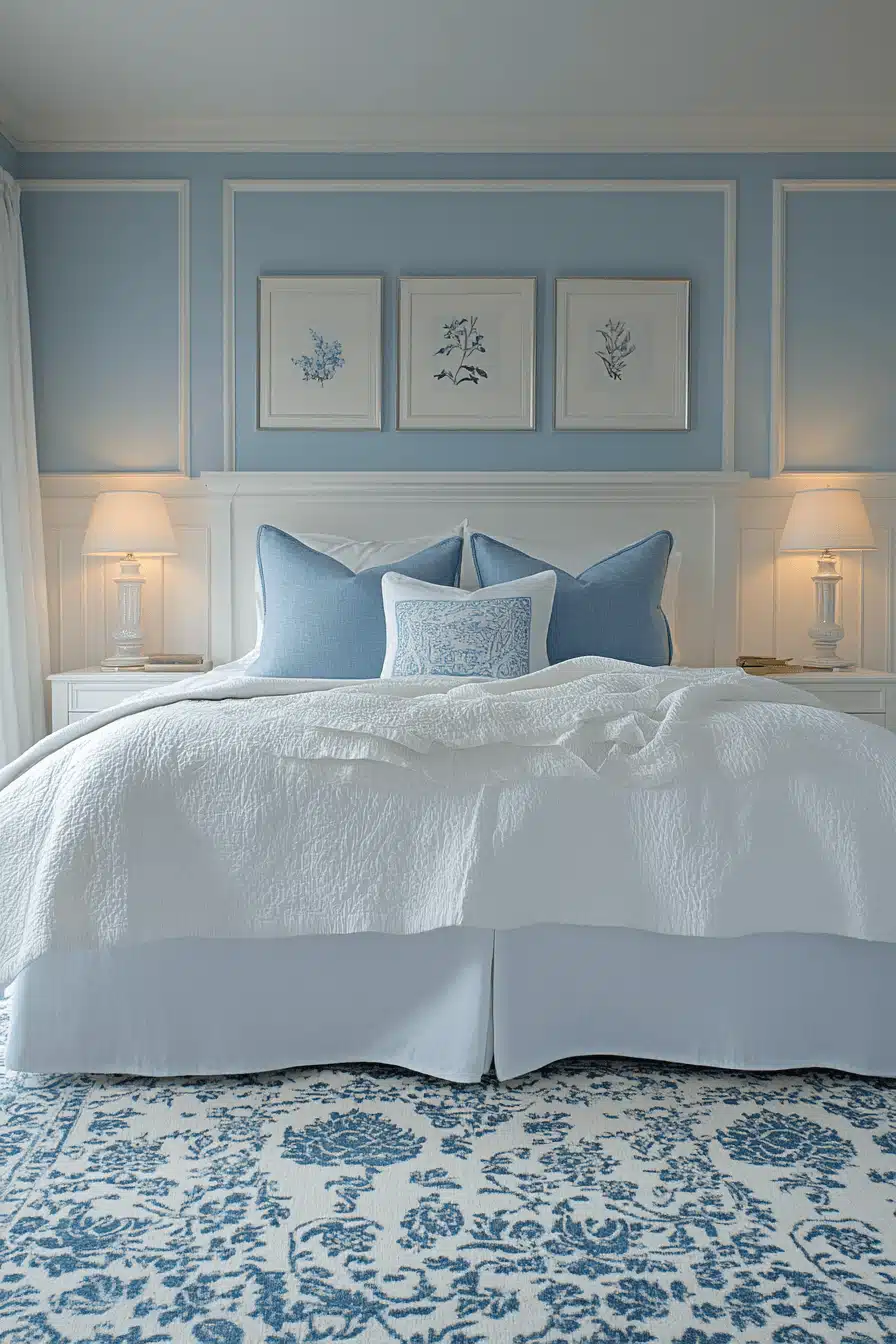 neoclassical bedroom