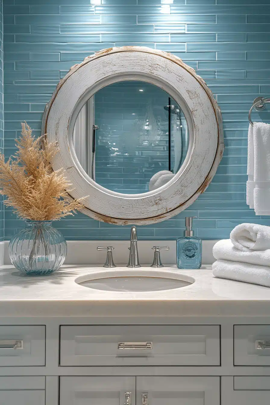 old cabin interior bathroom