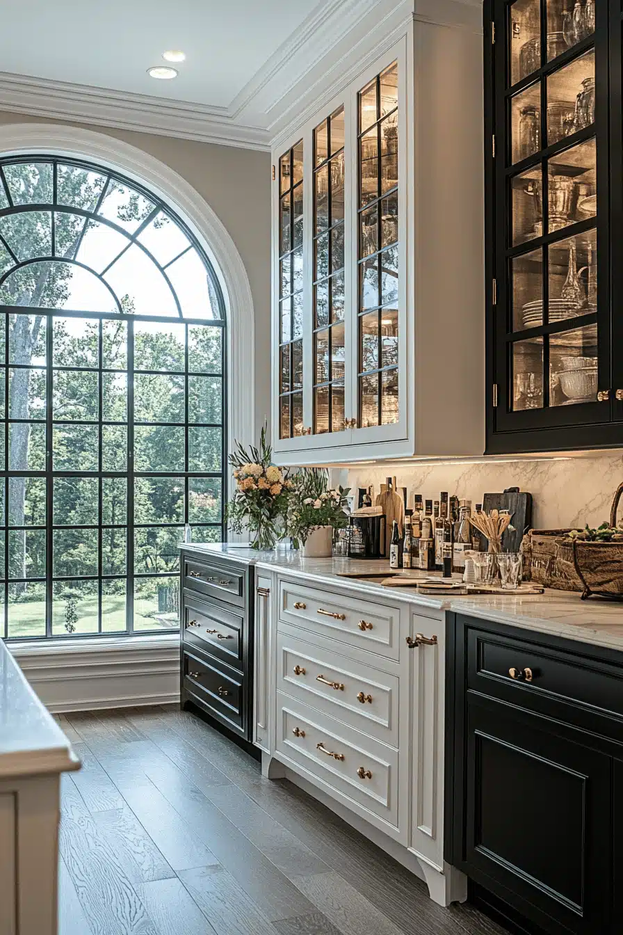 neoclassical kitchen