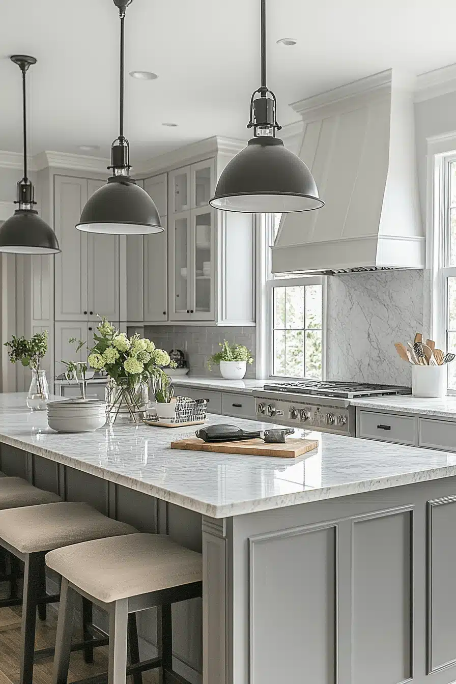 29 Light Grey Kitchen Cabinets That Bring Tranquility to the Heart of ...