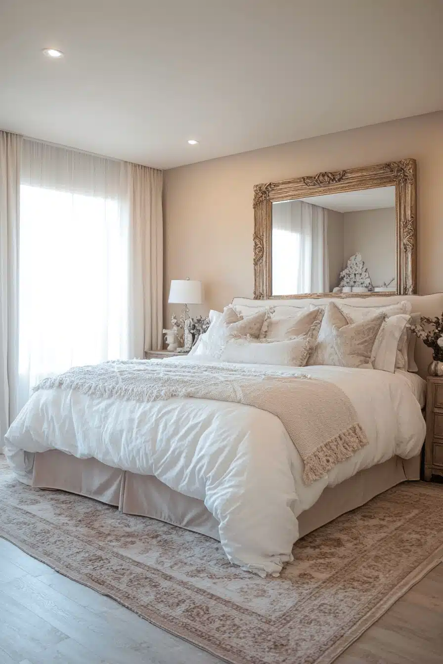 neoclassical bedroom