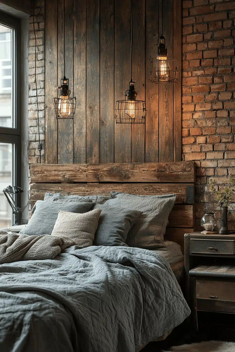 industrial bedroom design